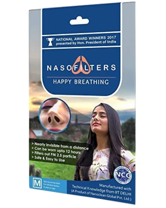 nose filter for pollution and dust